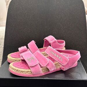 Chanel Pink Sandals